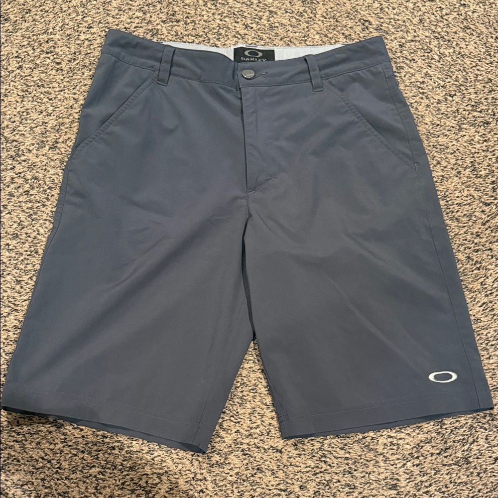 Oakley Kids Dark Blue Flat Front Shorts